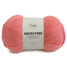 Socki Fine 100 g Brick Rose A153 Adlibris