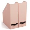 Tidsskriftssamlare William Dusty Pink 2-pack Bigso