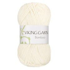 Bamboo 50 gr luonnonvalkoinen Viking Garn