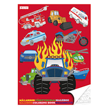 Målarbok Fordon FSC Sense