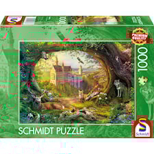 Fairy Tale Castle And Forest Magic Pussel 1000 Bitar Schmidt