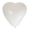 Hjerteballonger Hvite 8-pack
