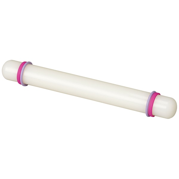 Fondant-kjevle, 23 cm, Hvit, Wilton