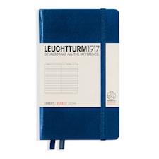 Anteckningsbok Leuchtturm1917 A6 Hard navy 185 p. ruled