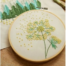 Brodeerauspakkaus, jossa 2 metsäaihetta, DMC Mindfulness