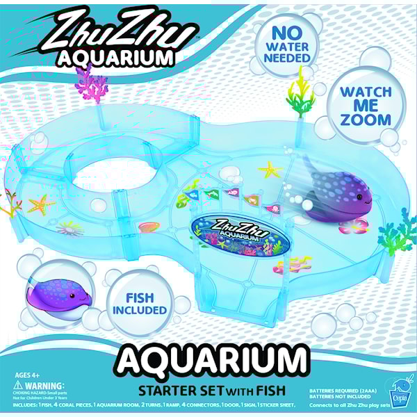 ZhuZhuPets Aquarium Starter Set with Fish