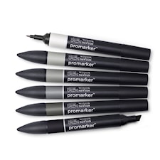 Markerpenna ProMarker 6 Neutral tones Winsor & Newton