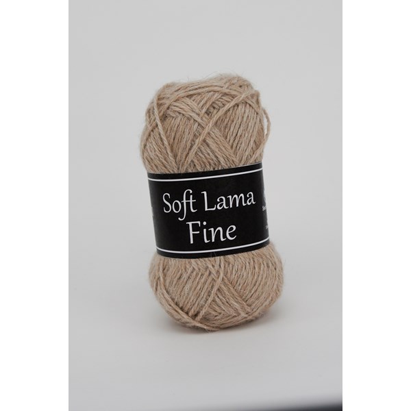 Soft Lama Fine Garn Babylama 50 g Svarta Fåret