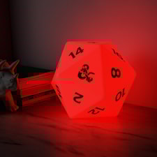 Dungeons and Dragons Färgskiftande Lampa D20