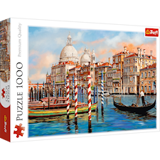 The Afternoon in Venice, Canal Grande, Pussel, 1000 bitar, Trefl