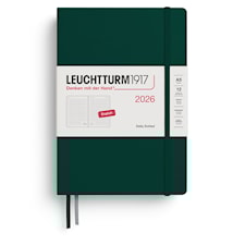 Daily Planner 2026 A5 Dotted Forest Green Leuchtturm1917