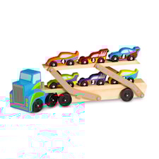 Mega Race Car -autonkuljetusrekka Melissa & Doug