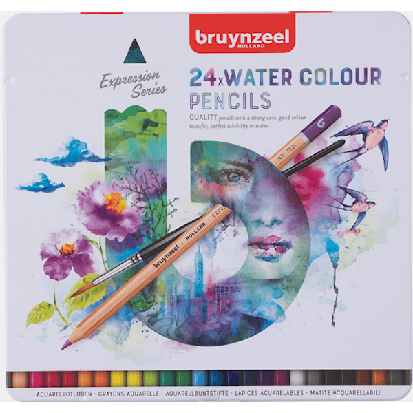 Bruynzeel Expression Akvarellpennor 24-set