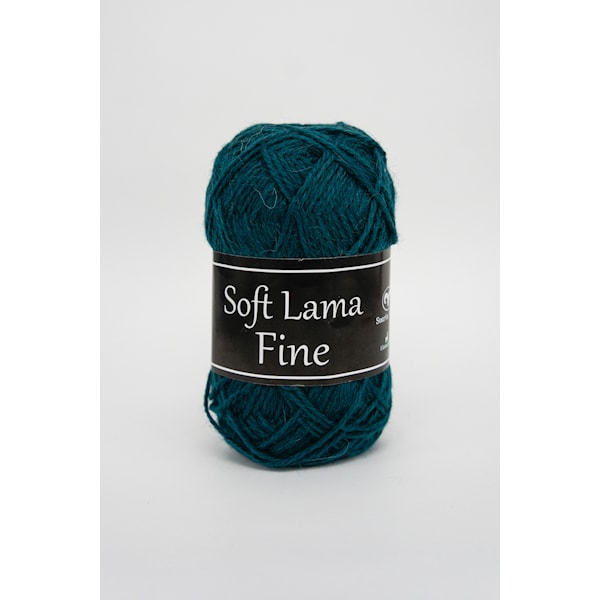 Svarta Fåret Soft Lama Fine Garn Babylama 50 g flaskegrønn 986
