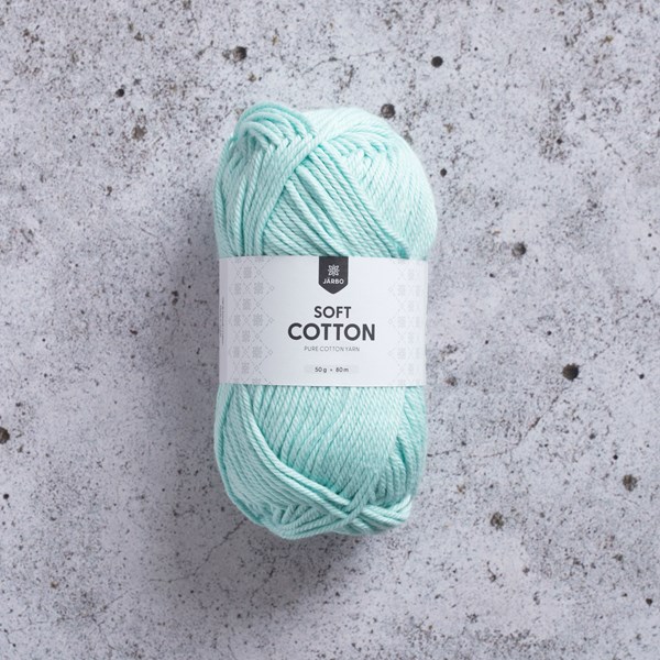Soft Cotton Garn Bomull 50 g Järbo, (svart, vit + 42 andra färger)| Adlibris
