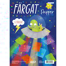 Tegneblokk 1 kg farget papir FSC Kärnan