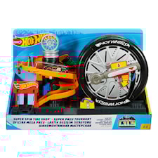 City Super Spin Tire Shop Playset, Hot Wheels