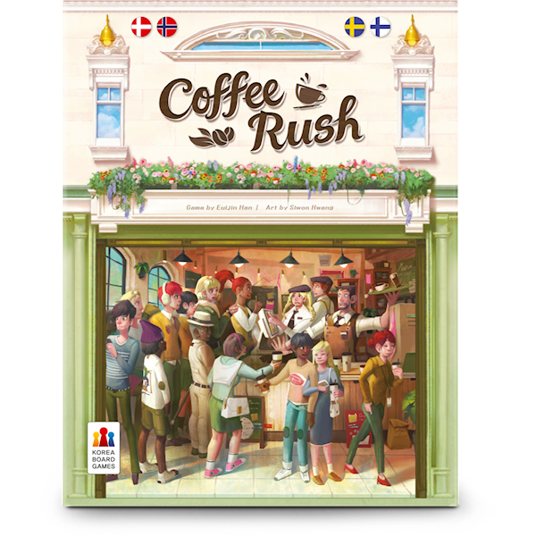 Asmodee Coffee Rush Spill -  Selskapsspill - Plast