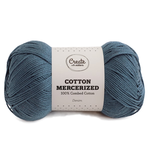 Adlibris Cotton Mercerized 100g Denim A306