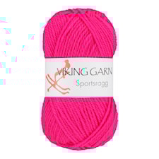 Sportsragg 50 g neonroosa Viking Garn