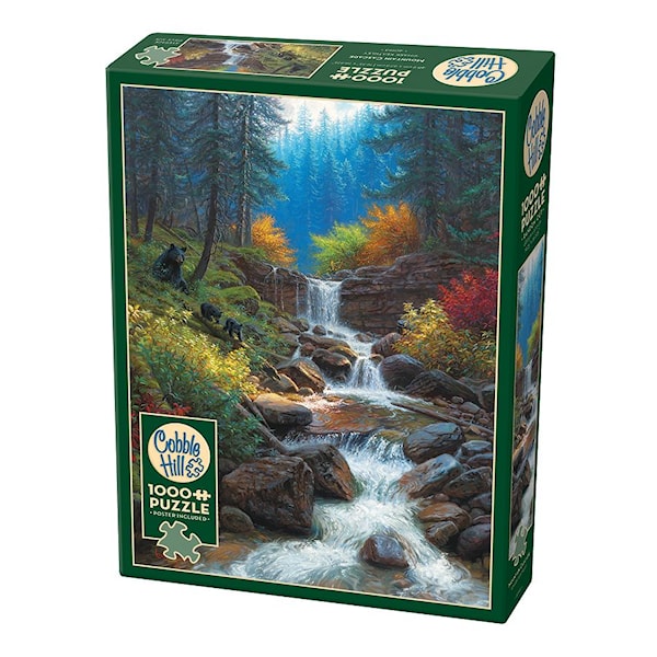 Pussel Mountain Cascade 1000 brikker Cobble Hill