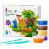 Modellera Skogens Djur 15-pack lufttorkande Hey Clay