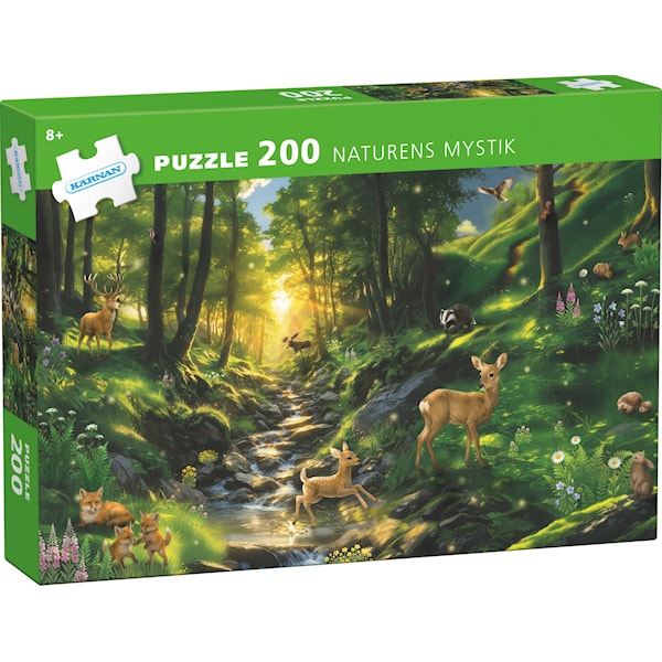 Naturens Mysitk Pussel Kärnan 200 Bitar Kärnan