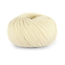 Lanolin Wool 50 g Ubleket hvit Dale Garn