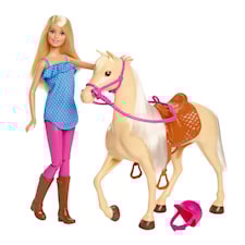 Barbie Docka Med Häst Set