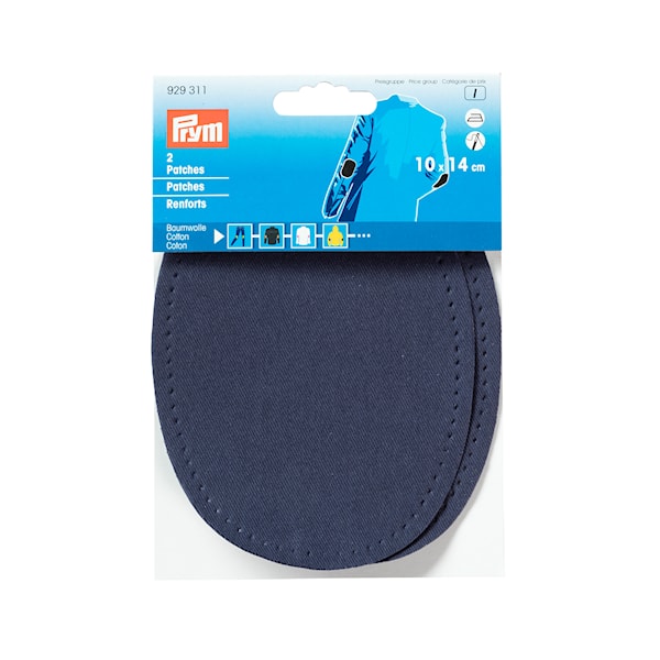 Reparasjonslapp Bomull 10 x 14 cm 2 stk. Marin Prym