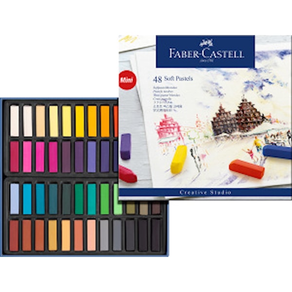 Kritor Softpastellkritor 48 F&auml;rger Faber-Castell
