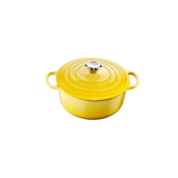 Le Creuset Signature Gryta Rund 3.3 L Dia 22 cm Gjutjärn Soleil Le Creuset Signature Gryta Rund 3.3 L Dia 22 cm Gjutjärn Soleil