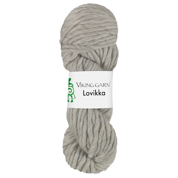 Lovikka 100 g Lys grå 213 Viking Garn