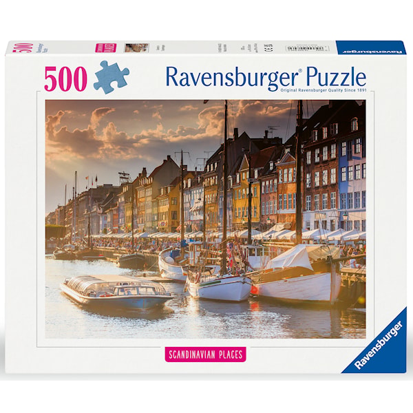 Sunset In Copenhagen Pussel 500 bitar, Ravensburger