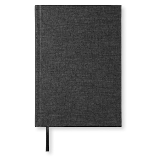 Notatbok A5 Classic Linjert Transparent Svart Paperstyle
