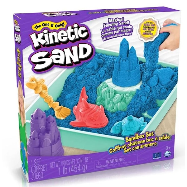 Kinetic Sand Sandbox Set - Blue