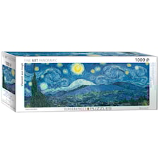 Vincent van Gogh, Starry Night, Panorama Pussel, 1000 bitar, Eurographics