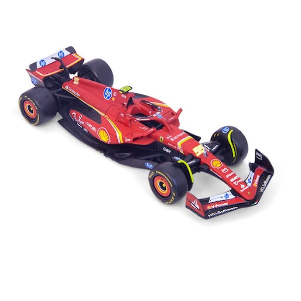 Formel 1-bil Ferrari 2024 Carlos Sainz 1:43 Bburago
