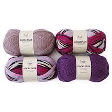 Color Pack Adlibris Socki Plus 100g Go Purple 4-pack