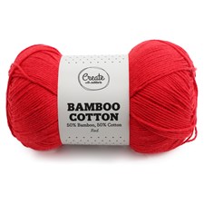 Bamboo Cotton 100 g Red A533 Adlibris