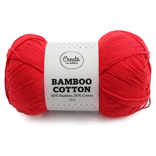 Adlibris Bamboo Cotton 100g Red A533