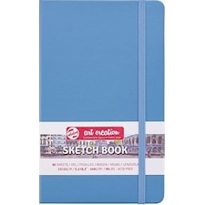 Skissbok Lake Blue 13x21 cm 140g 80 creme vita sidor Talens Art Creation