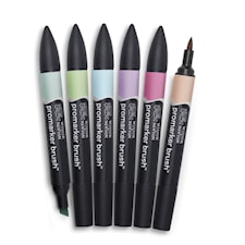Graafinen Merkki BrushMarker Setti - Pastel tones Winsor & Newton
