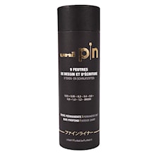 Fineliner Uni Pin - the Tube 9-kpl, Uni-Ball