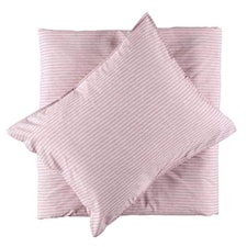 Gripsholm Bäddset Percale Lydia Rosa 150x210+50x60 cm