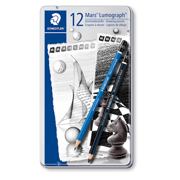 Skisspennor STAEDTLER Mars Lumograph 12-pack Premium