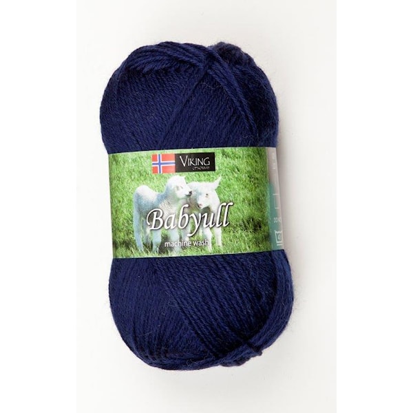 Viking of Norway Baby Ull 50 gr Marineblå 326