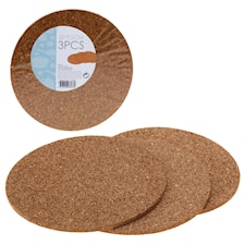 Underlägg i Kork Set 3-pack