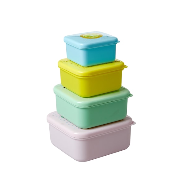 Rice Matlådor 4-pack Fruit Print
