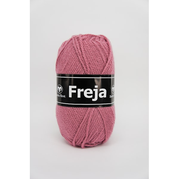 Freja Garn Akryl 50 g gammelrosa 40 Svarta Fåret